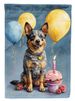 Australian Cattle Dog Happy Birthday Garden Flag Mailbox Flag Decorative Yard Flag Banner Outside Patio Artwork Yard Flower Beds, Garden Size, Multicolor_maomaolike.com