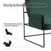 Sling Accent Chair, Comfy Chair With Removable Cushion, Vanity Chair, With Storage Bag For Living Room, Room Chair For Living Room, Bedroom, Office, Green_maomaolike.com
