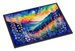 Delphinium In Color Doormat Front Door Mat Indoor Outdoor Rugs For Entryway, Non Slip Washable Low Pile, 24H X 36W_maomaolike.com