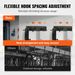 VEVOR Bike Storage Rack, 6 Bike Racks And 3 Helmets Hooks, Wall Mount Bike Storage Hanger, Home & Garage Organizer, Customizable For Various Bike Sizes, Adjustable Holder, Holds Up To 300 Lbs, 48-inch_maomaolike.com