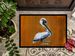 Hangin In Pelican Doormat Front Door Mat Indoor Outdoor Rugs For Entryway, Non Slip Washable Low Pile, 24H X 36W_maomaolike.com