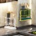 Light Luxury Tube Wall Mounted Multifunctional Kitchen Cage Knife Holder Integrated Rack Spoon Chopstick Storage Box_maomaolike.com