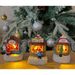 Resin Glowing House, Small Night Light, Elderly Snowman, Christmas Creative, Cute Gift, Desktop Decoration_maomaolike.com