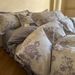 2025 New Model Original Cotton Linen Bedspread Four-Piece Set Double-Layer Jacquard Vintage Floral Duvet Cover For_maomaolike.com