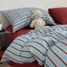 Wholesale INS Japanese Simple Mixed Striped Pure Yarn-Dyed Double Layer Yarn Four-Piece All Cotton Nordic Style 4-Piece Set_maomaolike.com