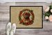 Dogue De Bordeaux Christmas Flowers Doormat Front Door Mat Indoor Outdoor Rugs For Entryway, Non Slip Washable Low Pile, 24H X 36W_maomaolike.com