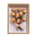 Dried Fresh Flower Rose Butterfly Specimen Empty DIY Decorative Picture, A4 Wall Hanging 6inch Hollow Wooden Photo_maomaolike.com