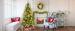 6FT Pre-Lit Aspen Fir Artificial Christmas Tree With Wreath & Garland,Grass Green Xmas Tree With 380 Multi-Color LED Lights, 11 Lighting Modes, 861 PE Branch Tips, For Indoor Holiday Decor_maomaolike.com