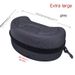 Unisex Large eyeglasses case Goggles Swimming goggles goggles Protective eyeglasses storage case Hook type extra large zipper bag_maomaolike.com