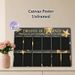 Employee Of The Month Painting Poster, Elegant Black & Gold Recognition Poster, Features Monthly Photo Slots To Honor Outstanding Staff, Ideal For_maomaolike.com