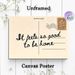 Home Quote Painting Poster, Warm Minimalist Handwritten Phrase With Floral Stamp Detail Poster, Delivers Cozy Comforting Vibe For Living Room, Bedroom_maomaolike.com