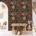 45*300cm Dark Botanical Wallpaper | Peel & Stick Removable Waterproof | Vintage Luxury Wall Decor | Renter-Friendly_maomaolike.com
