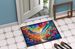 Geraniums In Color Doormat Front Door Mat Indoor Outdoor Rugs For Entryway, Non Slip Washable Low Pile, 24H X 36W_maomaolike.com