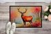 Deer Stag Doormat Front Door Mat Indoor Outdoor Rugs For Entryway, Non Slip Washable Low Pile, 24H X 36W_maomaolike.com