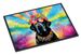 Black Labrador Hippie Dawg Doormat Front Door Mat Indoor Outdoor Rugs For Entryway, Non Slip Washable Low Pile, 24H X 36W_maomaolike.com