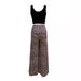 Women's Clothing Elegant print belted tank top leopard print high-waisted wide-leg pant suit_maomaolike.com