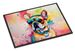 French Bulldog Hippie Dawg Doormat Front Door Mat Indoor Outdoor Rugs For Entryway, Non Slip Washable Low Pile, 24H X 36W_maomaolike.com
