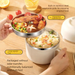 Stainless Steel With Lid, Dormitory Use, Student Essential, Rice Instant Noodle Bowl, Lunch Box, Bowl And Chopsticks Set_maomaolike.com