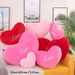 New Shape Soft Home Decorative Valentines Day Heart Plush Stuffed Pillow Kids Birthday Gift_maomaolike.com