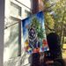 Black Chow Chow Christmas Reindeer House Flag Large Porch Sleeve Pole Decorative Outside Yard Banner Artwork Wall Hanging, Polyester, House Size, Multicolor_maomaolike.com