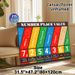 Number Place Value Painting Poster, Vibrant Chalk-style Math Educational Poster, Clear Place Value Learning Guide, Ideal For Classrooms And Study_maomaolike.com