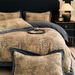 Thickened Milk Velvet French Digital Print Wide Edge Four-Piece Set_maomaolike.com