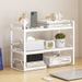 Adjustable Height Two-Tier Desk Three-Tier Storage Rack Desktop Simple Bookshelf Organizer_maomaolike.com