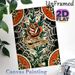 Vintage Rose Painting Poster, Vibrant Traditional Tattoo-style Floral Poster, Inspirational Quote Design Ideal For Living Room, Bedroom Wall Decor_maomaolike.com