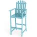 Tall Adirondack Chair With Armrests And Footrest Solid Acacia Wood 400 Lbs Strong Loading Capacity For Patio, Porch, Balcony, Deck And Backyard_maomaolike.com