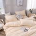 Home Furniture Three Piece Set Simple Ultra Soft Solid Color Bedding Light Luxury_maomaolike.com