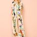 Women's clothing satin printed temperament short-sleeved shirt + trousers two-piece set_maomaolike.com