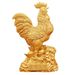 Twelve Zodiac Home Study Desktop Ornament Auspicious Ruyi Yuanbao Golden Rooster Wealth-Bringing Sand Gold Metal Craft_maomaolike.com
