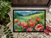 Iowa Wild Prairie Roses In Watercolor Doormat Front Door Mat Indoor Outdoor Rugs For Entryway, Non Slip Washable Low Pile, 24H X 36W_maomaolike.com