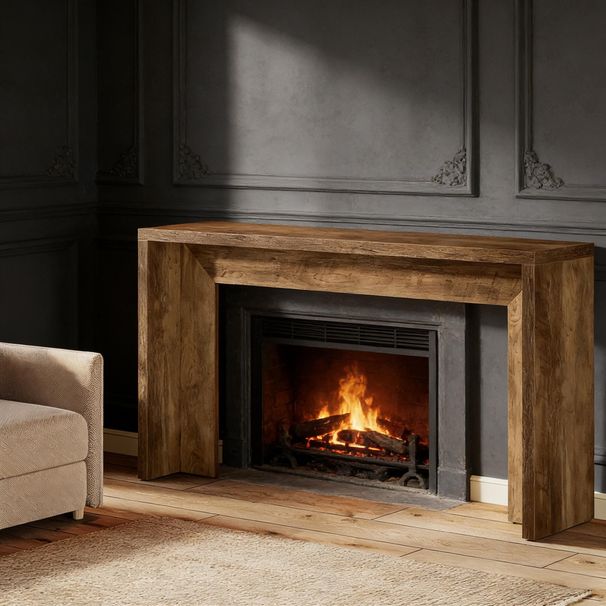 (old Sku:S05790269) Rustic Console Table, Farmhouse Sofa Table Hallway Table_maomaolike.com