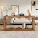 Console Table, Farmhouse Entryway Table Couch Table Behind Sofa_maomaolike.com