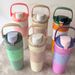 960ml Double-Wall Vacuum Insulated Cup With Handle - Leakproof Thermal Cup, Non-Slip Grip & Spill-Proof Lid Ideal Gift_maomaolike.com