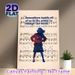Inspirational Music Sheet Painting Poster, Vibrant Watercolor Woman Silhouette On Vintage Music Notes Poster, Motivational Quote Decor, Ideal For_maomaolike.com