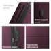 PURPLE 3-Piece Premium ABS Luggage Set-20", 24", And 28" Suitcases With Multi-Position Handle, Silent Spinner Wheels, And TSA-Approved Lock-Durable, Stylish, And Spacious Travel Gear_maomaolike.com