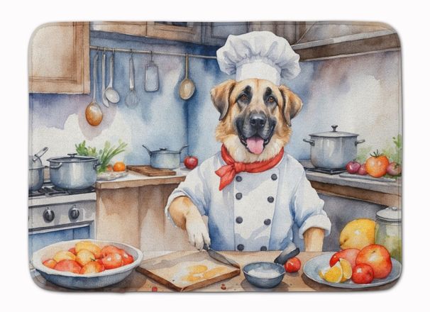 Anatolian Shepherd The Chef Memory Foam Kitchen Mat Machine Washable Anti-Fatigue Mat Cushion Comfort Bath Mat Or Kitchen Rug_maomaolike.com