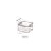 Clear Airtight Food Storage Containers - 3-Piece Set Kitchen Canisters For Tea, Dry Fruits & Spices (BPA-Free Plastic)_maomaolike.com