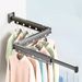 SOGA 93.2cm Wall-Mounted Clothing Dry Rack Retractable Space-Saving Foldable Hanger_maomaolike.com