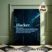 Hacker Definition Painting Poster, Neon Cyberpunk Tech-style Poster, Unique Gaming-focused Definition Decor Ideal For Gaming Rooms, Gaming Areas_maomaolike.com