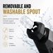 610ML Aerodynamic Water Bott With Cage Set For Road Bike MTB Cycling Air Resistance Reduction Squeeze Spray Sport_maomaolike.com