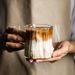 Dirty Australian White Niche Retro Latte High Temperature Resistant Glass High-end American Coffee Cup_maomaolike.com