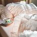 Wholesale INS Korean Tassel Cut Flower Pure Four-Piece Full Princess Style Ruffled Edge Washed Cotton 4-Piece Set_maomaolike.com