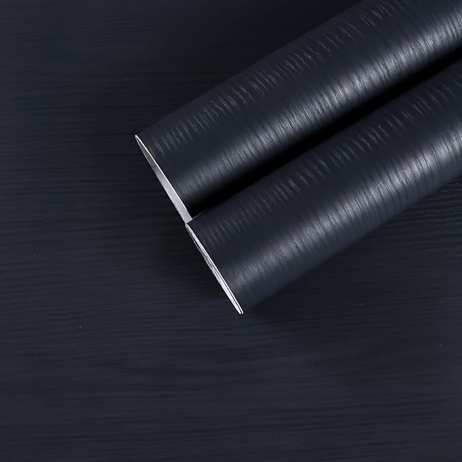 Black White Wood Grain Stickers Waterproof Moisture-Proof Wardrobe Furniture Self-Adhesive Decorative Wallpaper_maomaolike.com