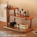 Cosmetic Vanity Table Desktop Skincare Organizer Solid Wood Entryway Perfume Lipstick Jewelry Storage Rack_maomaolike.com
