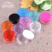 100pcs 3g/5g Round Mini Empty Plastic Cosmetic Makeup Jar Pots Transparent Sample Bottles Eyeshadow Cream Lip Balm Container_maomaolike.com