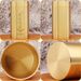 Brass Home Portable Sealed Straight Large Tea Canister Metal Craft Ornament Wholesale_maomaolike.com