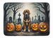 Bloodhound Spooky Halloween Memory Foam Kitchen Mat Machine Washable Anti-Fatigue Mat Cushion Comfort Bath Mat Or Kitchen Rug_maomaolike.com